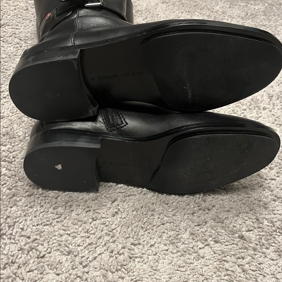 Banana Republic Black Riding Boots - Picture 4 of 6